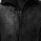 Leon Emanuel Blanck レオン エマニュエル ブランク / 美品 18AW FORCED STRAIGHTJACKET HEAVY CHORD with LATEX TREATMENT コーティング ジャケット / size 46  (BLACK)