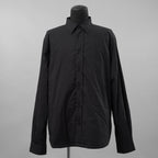 Ten c テンシー / 美品 24AW PADDED SHIRT / PIECE DYED COTTON/NYLON POPLIN パデッドシャツ ジャケット / 24CTCUS06299 / size 43 (BLACK)
