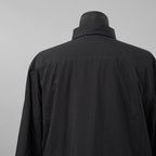 Ten c テンシー / 美品 24AW PADDED SHIRT / PIECE DYED COTTON/NYLON POPLIN パデッドシャツ ジャケット / 24CTCUS06299 / size 43 (BLACK)