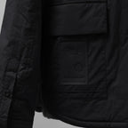 Ten c テンシー / 美品 24AW PADDED SHIRT / PIECE DYED COTTON/NYLON POPLIN パデッドシャツ ジャケット / 24CTCUS06299 / size 43 (BLACK)