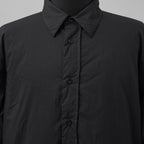 Ten c テンシー / 美品 24AW PADDED SHIRT / PIECE DYED COTTON/NYLON POPLIN パデッドシャツ ジャケット / 24CTCUS06299 / size 43 (BLACK)