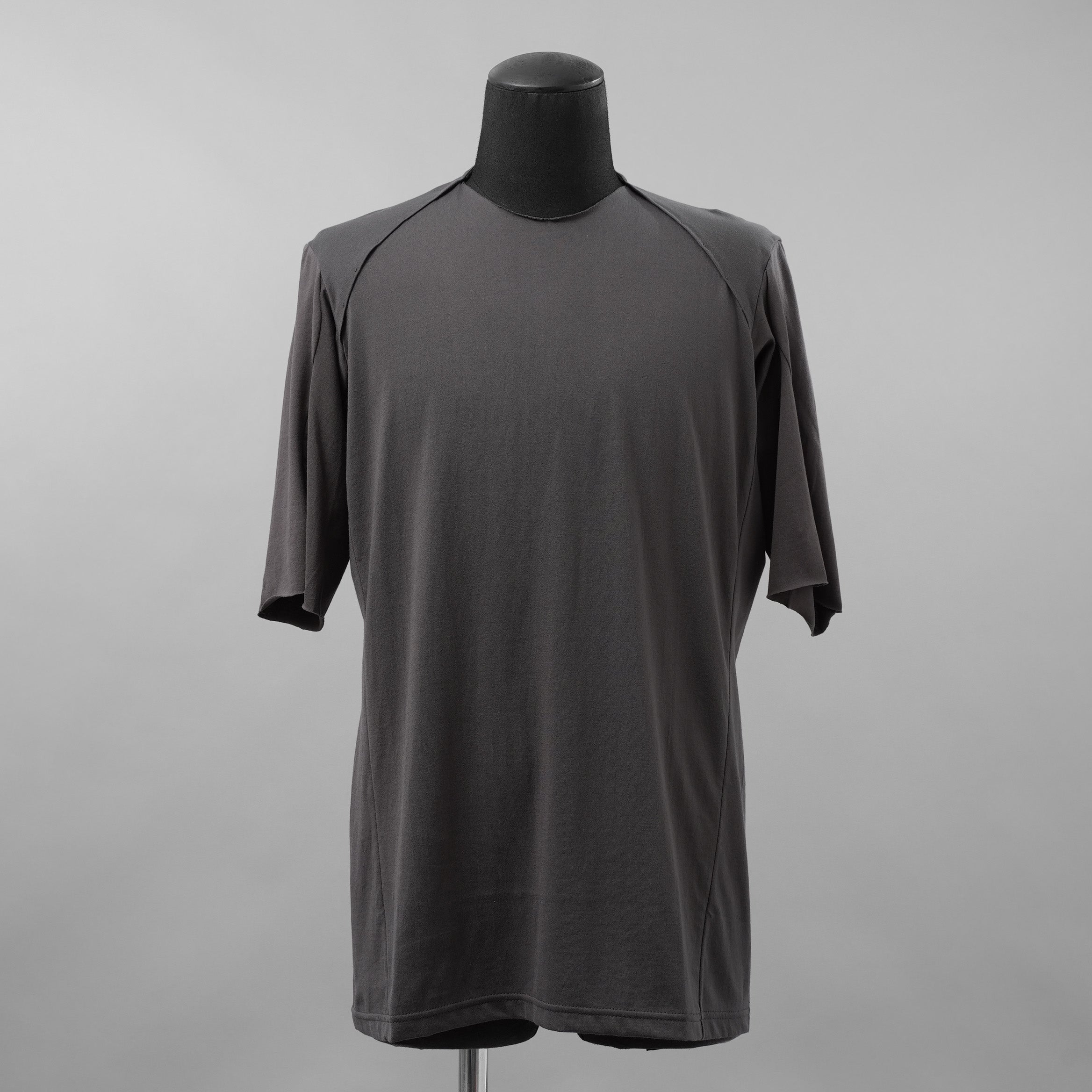 DEVOA デヴォア / 美品 23SS Half Sleeve Suvin Cotton Jersey 半袖Tシャツ / CSC-DSD1 / size 1 (CHARCORL)