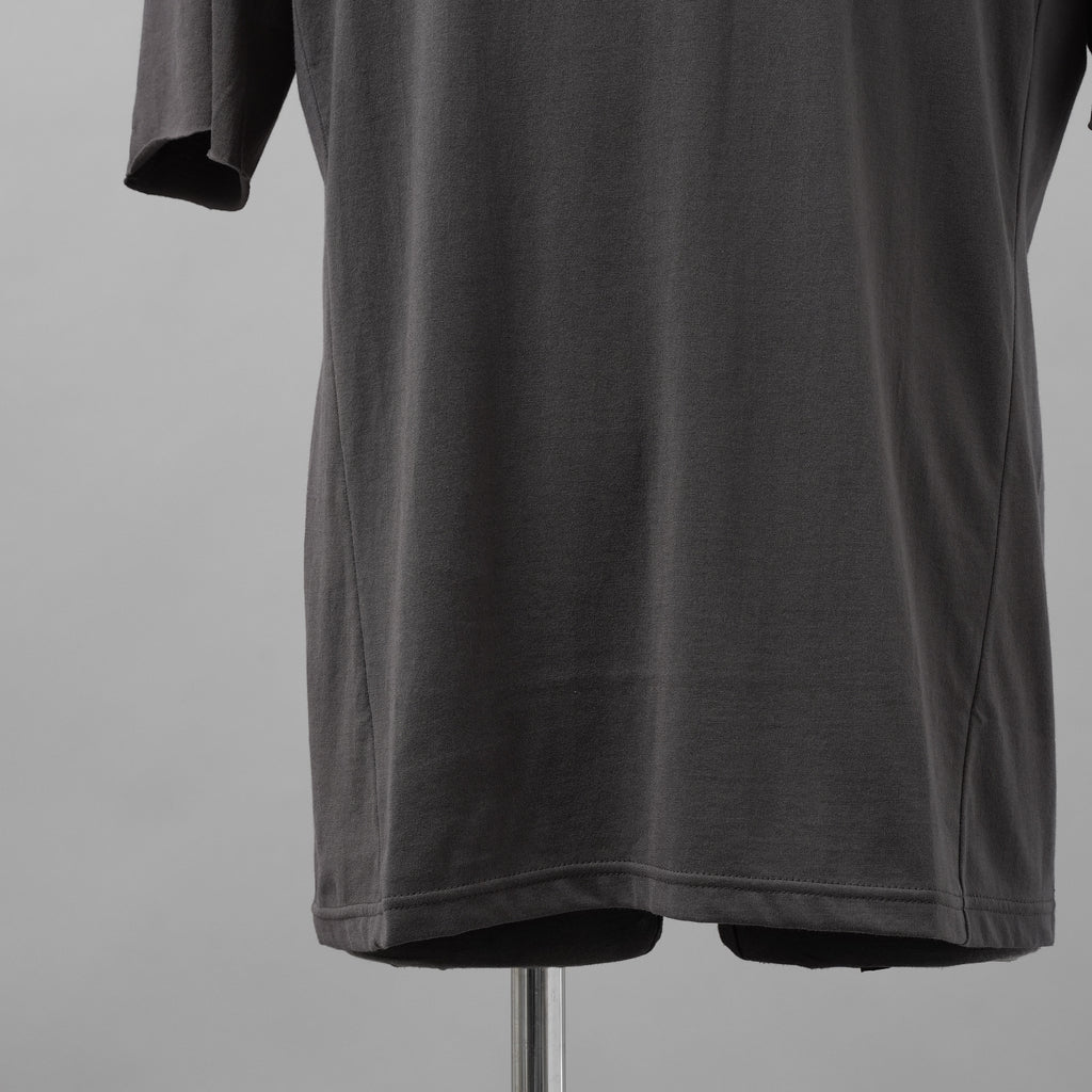 DEVOA デヴォア / 美品 23SS Half Sleeve Suvin Cotton Jersey 半袖Tシャツ / CSC-DSD1 / size 1 (CHARCORL)