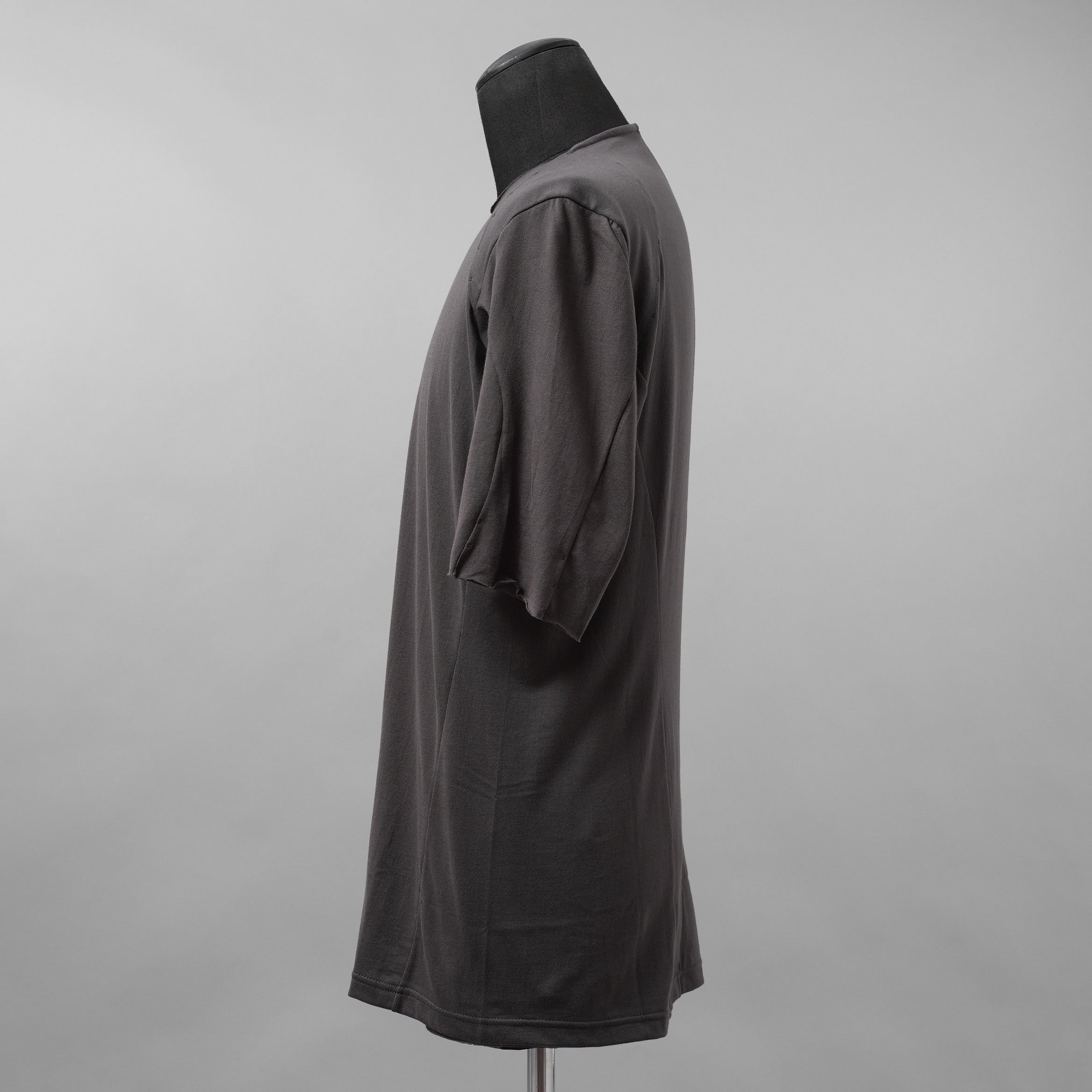 DEVOA デヴォア / 美品 23SS Half Sleeve Suvin Cotton Jersey 半袖Tシャツ / CSC-DSD1 / size 1 (CHARCORL)