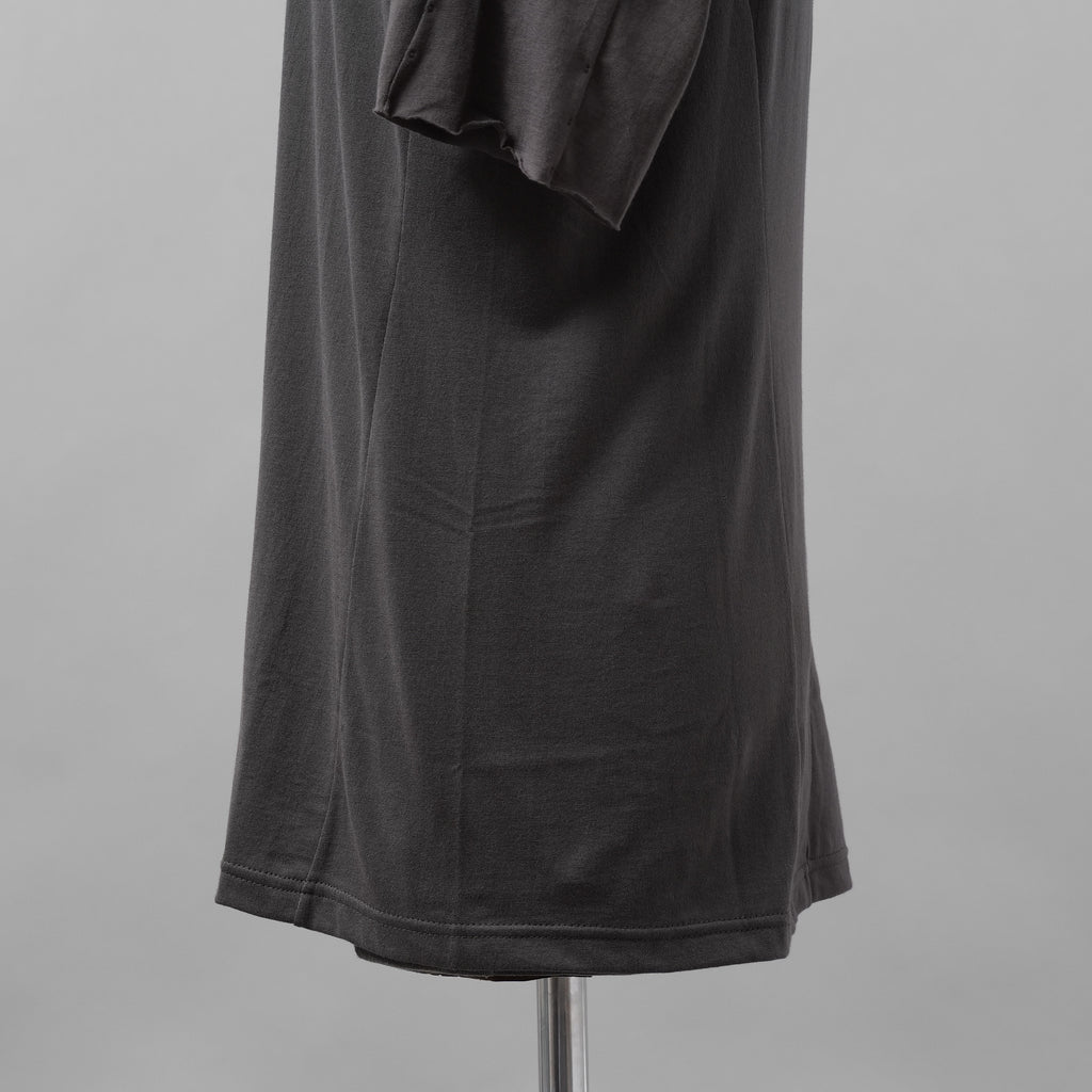 DEVOA デヴォア / 美品 23SS Half Sleeve Suvin Cotton Jersey 半袖Tシャツ / CSC-DSD1 / size 1 (CHARCORL)