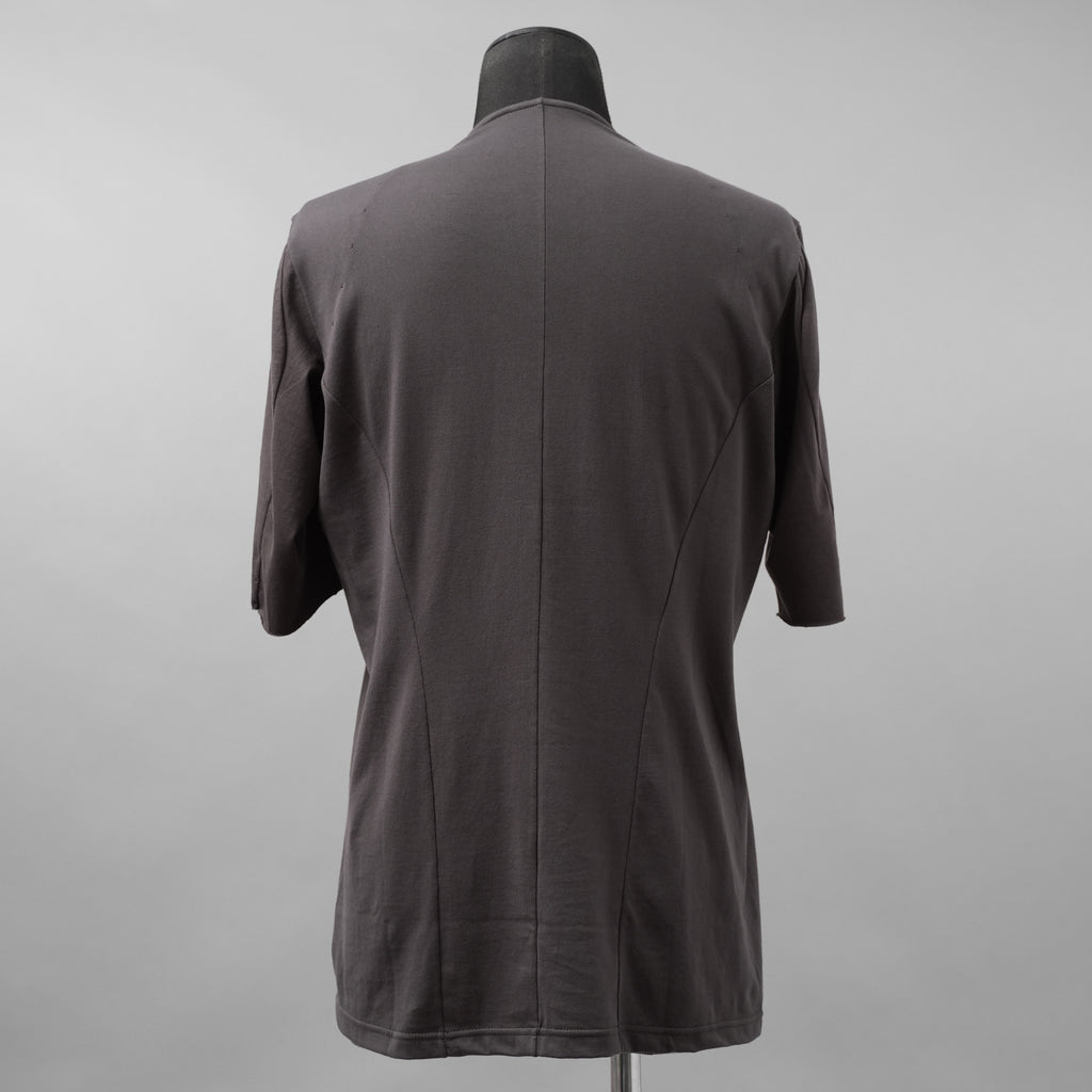 DEVOA デヴォア / 美品 23SS Half Sleeve Suvin Cotton Jersey 半袖Tシャツ / CSC-DSD1 / size 1 (CHARCORL)
