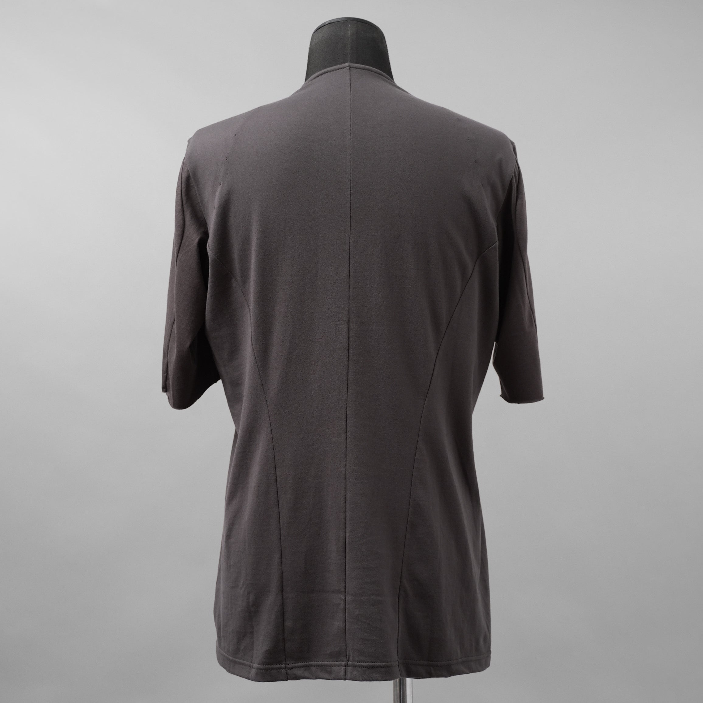 DEVOA デヴォア / 美品 23SS Half Sleeve Suvin Cotton Jersey 半袖Tシャツ / CSC-DSD1 / size 1 (CHARCORL)