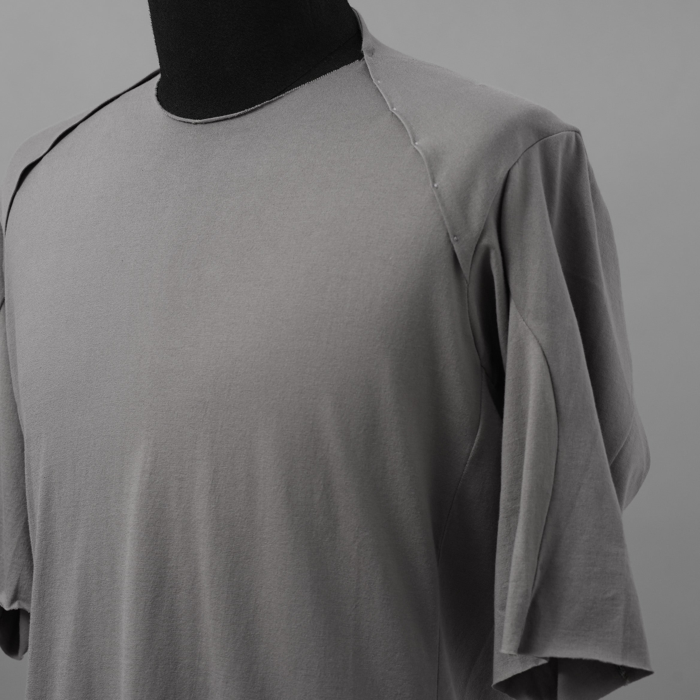 DEVOA デヴォア / 美品 23SS Half Sleeve Suvin Cotton Jersey 半袖Tシャツ / CSC-DSD1 / size 1 (STONEGRAY)