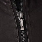 新品 ISAMUKATAYAMA BACKLASH The LINE イサムカタヤマ バックラッシュ / イタリーカーフ 製品染め 襟付きブルゾン T-148 / size M (DARK BROWN)