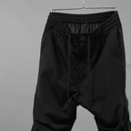 未使用 DEVOA デヴォア / 24SS water repellent ジョガーパンツ パンツ / PTY-TBTJ / size 2 (BLACK)