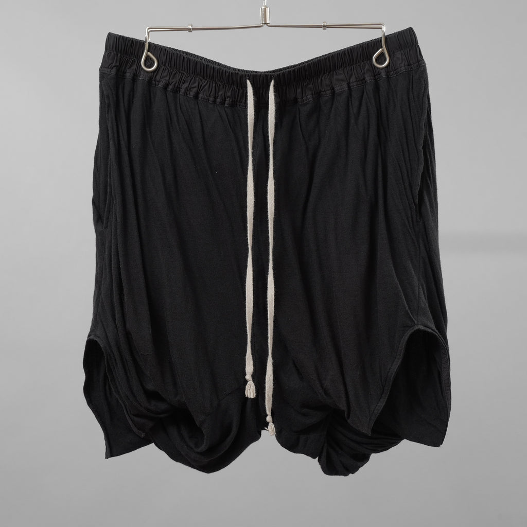 Rick Owens DRKSHDW ダークシャドウ / 25SS HOLLYWOOD DOUBLE LONG BOXERS  ダブル ロング ボクサーズ ショートパンツ / RR01E5304-UCDB / size 52 (BLACK)