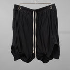 Rick Owens DRKSHDW ダークシャドウ / 25SS HOLLYWOOD DOUBLE LONG BOXERS  ダブル ロング ボクサーズ ショートパンツ / RR01E5304-UCDB / size 52 (BLACK)