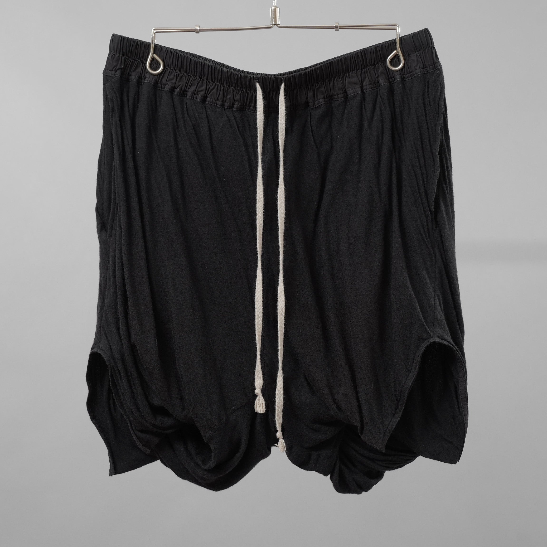 Rick Owens DRKSHDW ダークシャドウ / 25SS HOLLYWOOD DOUBLE LONG BOXERS  ダブル ロング ボクサーズ ショートパンツ / RR01E5304-UCDB / size 52 (BLACK)