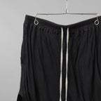 Rick Owens DRKSHDW ダークシャドウ / 25SS HOLLYWOOD DOUBLE LONG BOXERS  ダブル ロング ボクサーズ ショートパンツ / RR01E5304-UCDB / size 52 (BLACK)