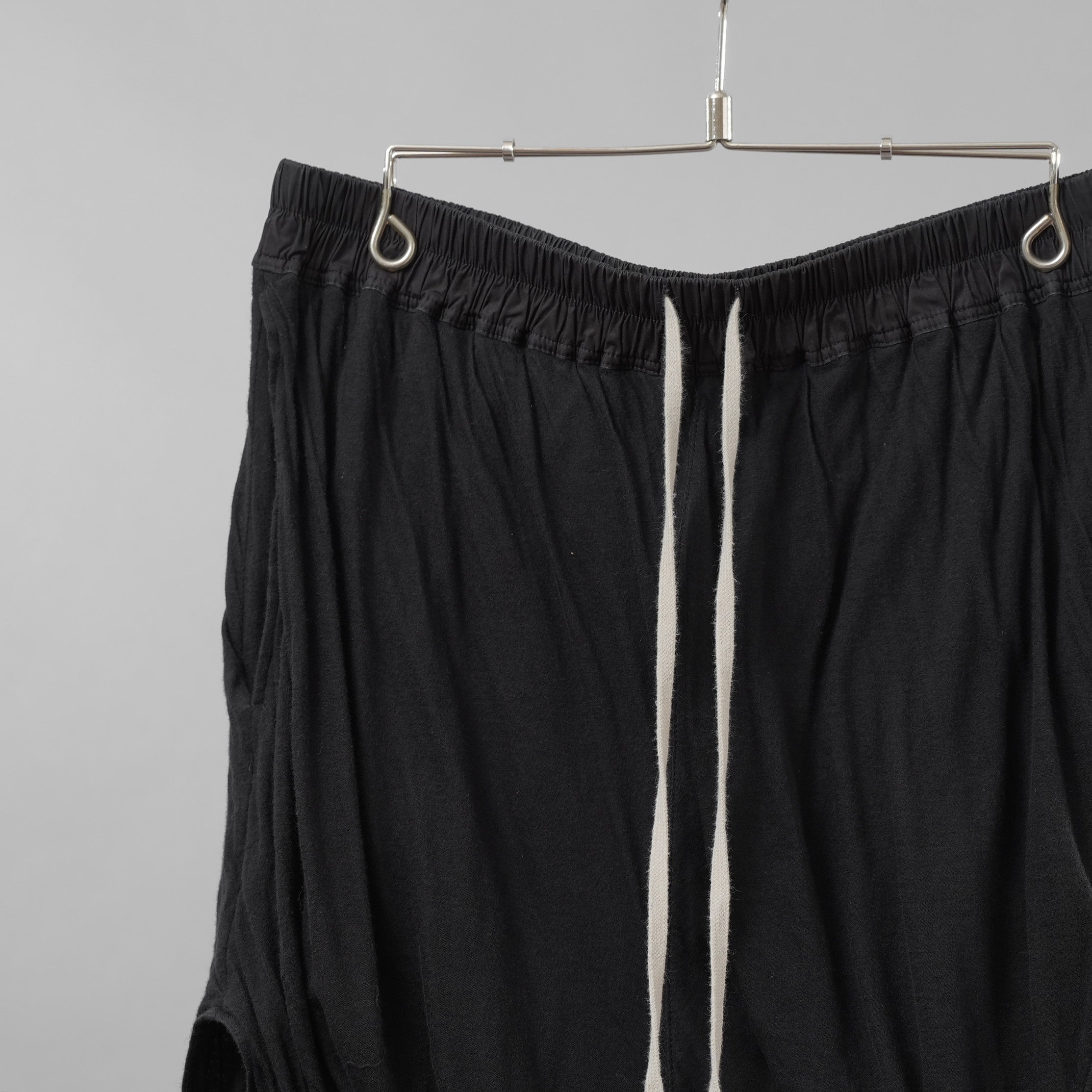 Rick Owens DRKSHDW ダークシャドウ / 25SS HOLLYWOOD DOUBLE LONG BOXERS  ダブル ロング ボクサーズ ショートパンツ / RR01E5304-UCDB / size 52 (BLACK)