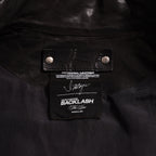 新品 ISAMUKATAYAMA BACKLASH The LINE イサムカタヤマ バックラッシュ / イタリーカーフ 製品染め 襟付きブルゾン T-148 / size M (DARK BROWN)