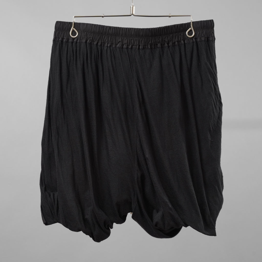 Rick Owens DRKSHDW ダークシャドウ / 25SS HOLLYWOOD DOUBLE LONG BOXERS  ダブル ロング ボクサーズ ショートパンツ / RR01E5304-UCDB / size 52 (BLACK)
