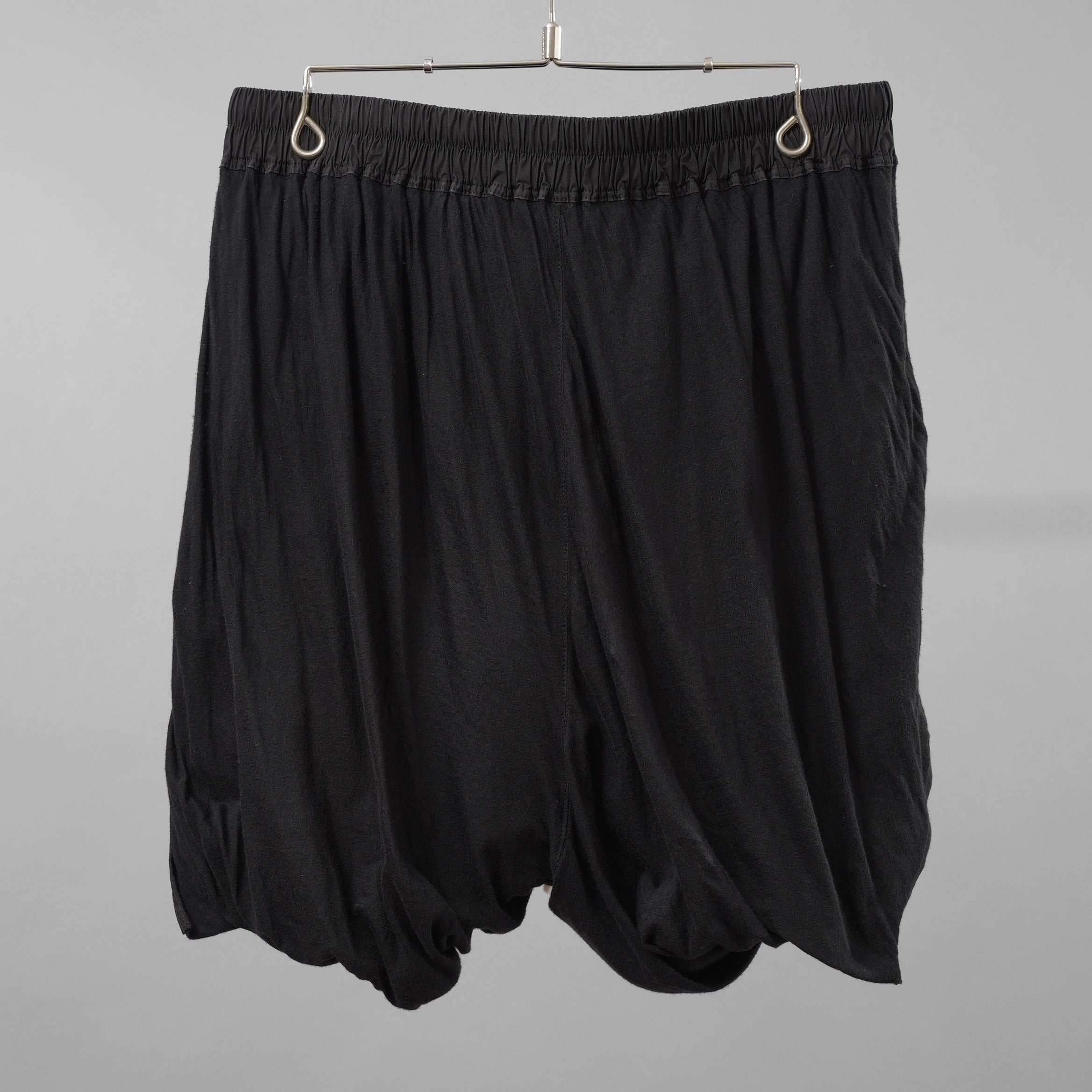 Rick Owens DRKSHDW ダークシャドウ / 25SS HOLLYWOOD DOUBLE LONG BOXERS  ダブル ロング ボクサーズ ショートパンツ / RR01E5304-UCDB / size 52 (BLACK)