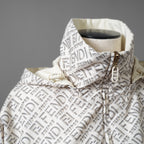 Fendi x SKIMS フェンディ / 22SS Reversible Cropped Windbreaker 総柄 リバーシブル クロップド ウインドブレーカー / FAN063 AGNG / size M (WHITE) レディース