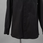 VALENTINO ヴァレンティノ / 美品 23SS Tech Nylon Oversize Shirt 長袖シャツ / 2V0ABX955ET / size S (BLACK)
