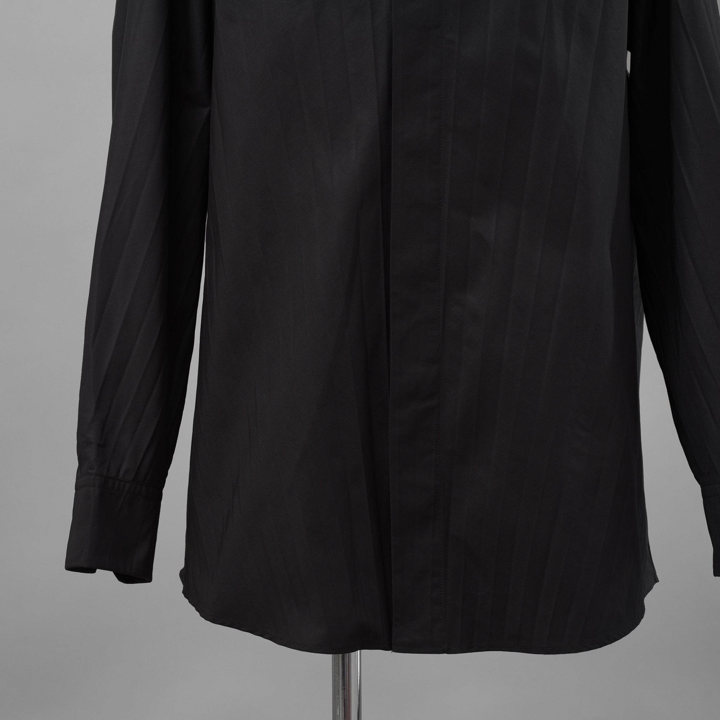VALENTINO ヴァレンティノ / 美品 23SS Tech Nylon Oversize Shirt 長袖シャツ / 2V0ABX955ET / size S (BLACK)