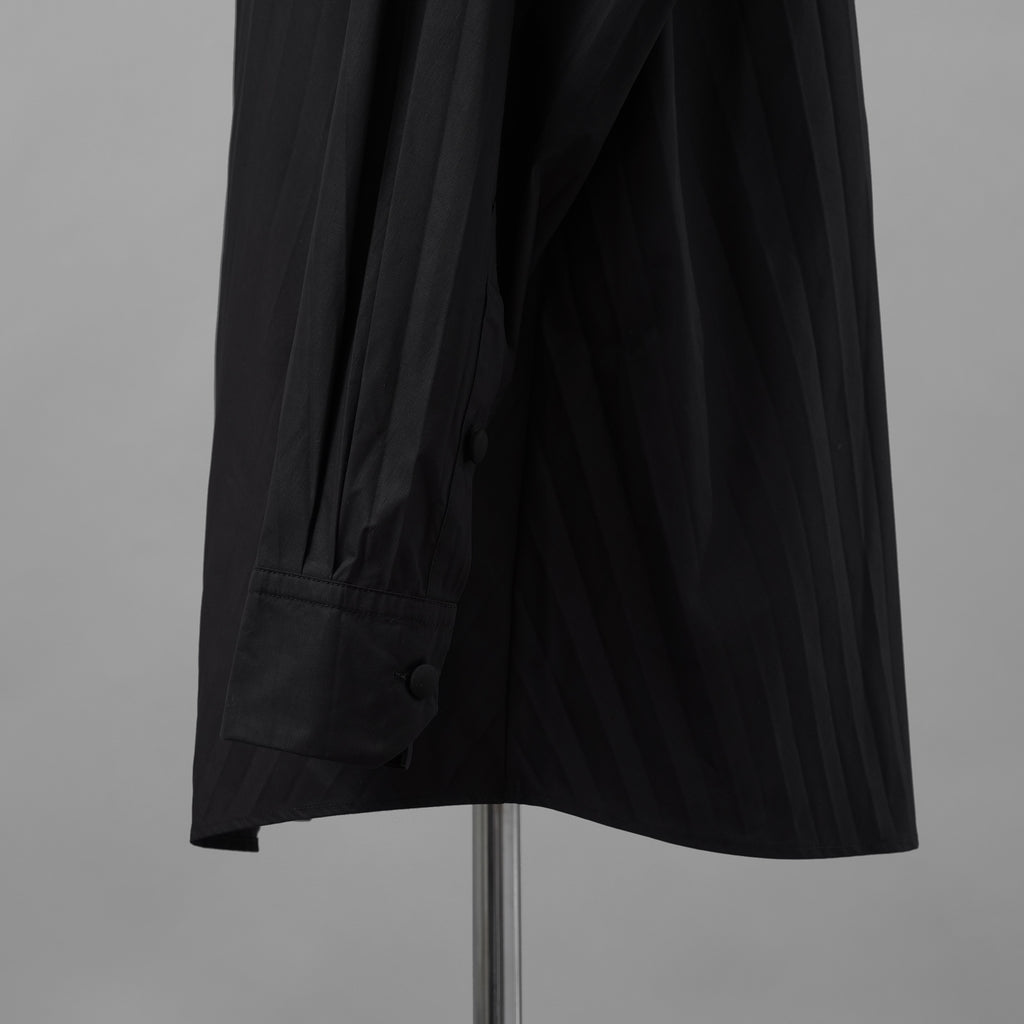 VALENTINO ヴァレンティノ / 美品 23SS Tech Nylon Oversize Shirt 長袖シャツ / 2V0ABX955ET / size S (BLACK)