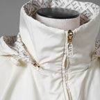 Fendi x SKIMS フェンディ / 22SS Reversible Cropped Windbreaker 総柄 リバーシブル クロップド ウインドブレーカー / FAN063 AGNG / size M (WHITE) レディース