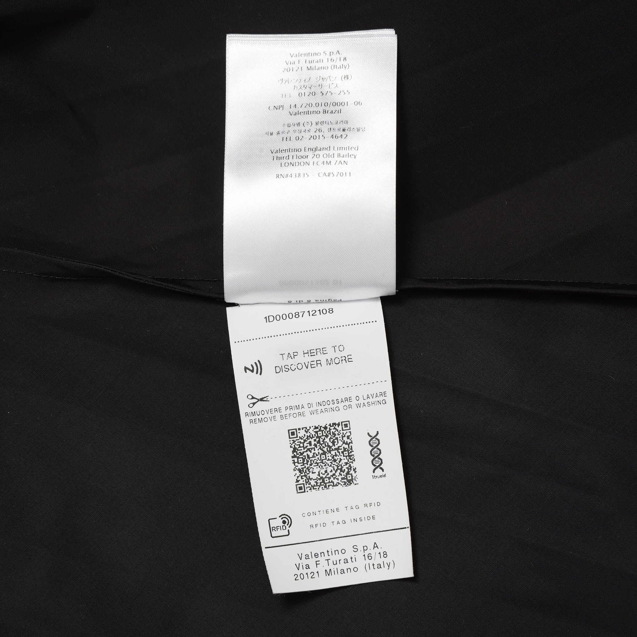 VALENTINO ヴァレンティノ / 美品 23SS Tech Nylon Oversize Shirt 長袖シャツ / 2V0ABX955ET / size S (BLACK)