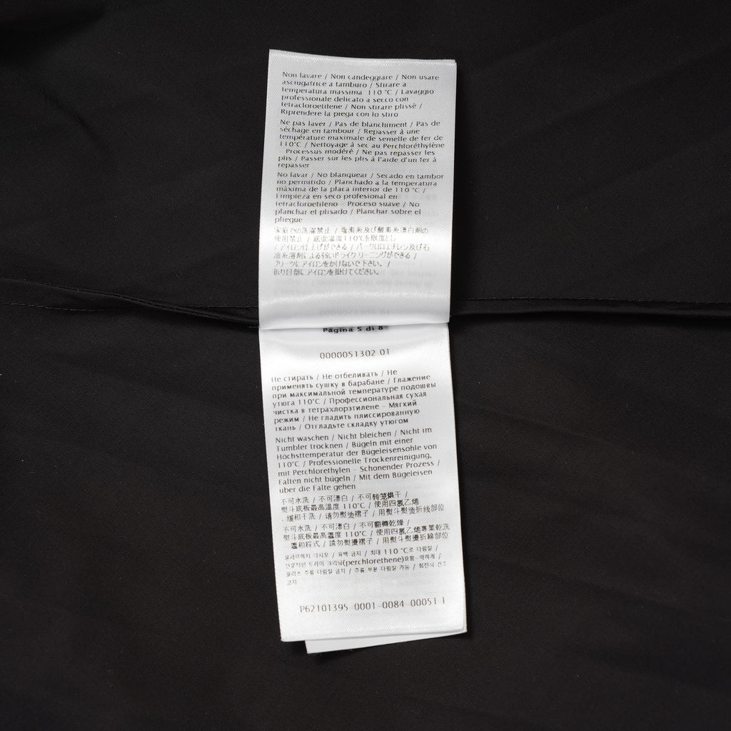 VALENTINO ヴァレンティノ / 美品 23SS Tech Nylon Oversize Shirt 長袖シャツ / 2V0ABX955ET / size S (BLACK)