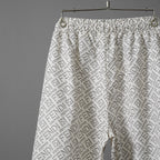 Fendi x SKIMS フェンディ / 22SS 美品 Loose Fit Pants 総柄 ジョガーパンツ / FAN262 AGNG / size M (WHITE) レディース