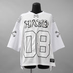 MAYO メイヨー× ROYAL FLASH / 美品 25AW 太田忍コラボ 別注ゲームシャツ 半袖Tシャツ / 25RMY-GMST000 / size M (WHITE)