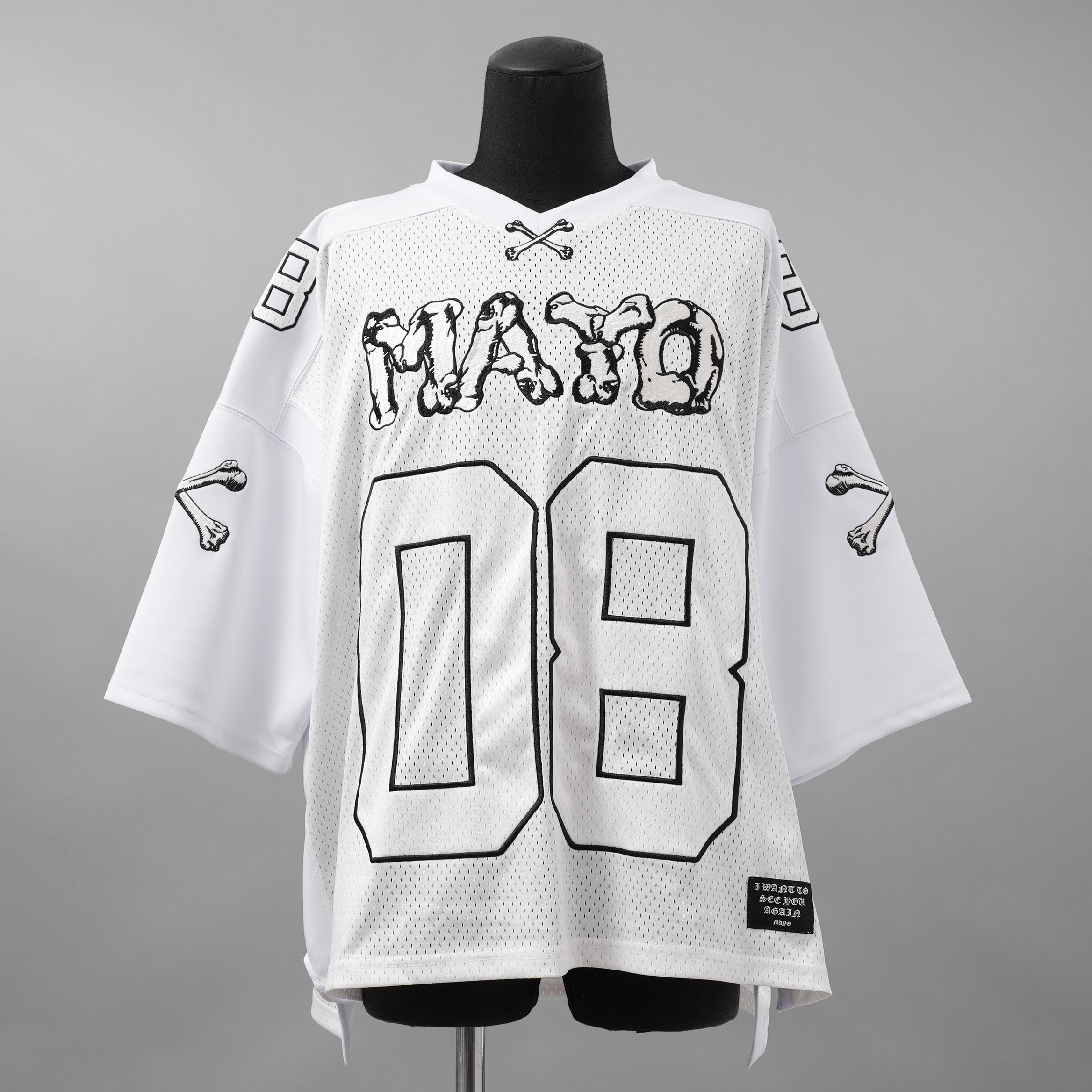 MAYO メイヨー× ROYAL FLASH / 美品 25AW 太田忍コラボ 別注ゲームシャツ 半袖Tシャツ / 25RMY-GMST000 / size M (WHITE)