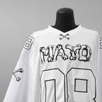 MAYO メイヨー× ROYAL FLASH / 美品 25AW 太田忍コラボ 別注ゲームシャツ 半袖Tシャツ / 25RMY-GMST000 / size M (WHITE)