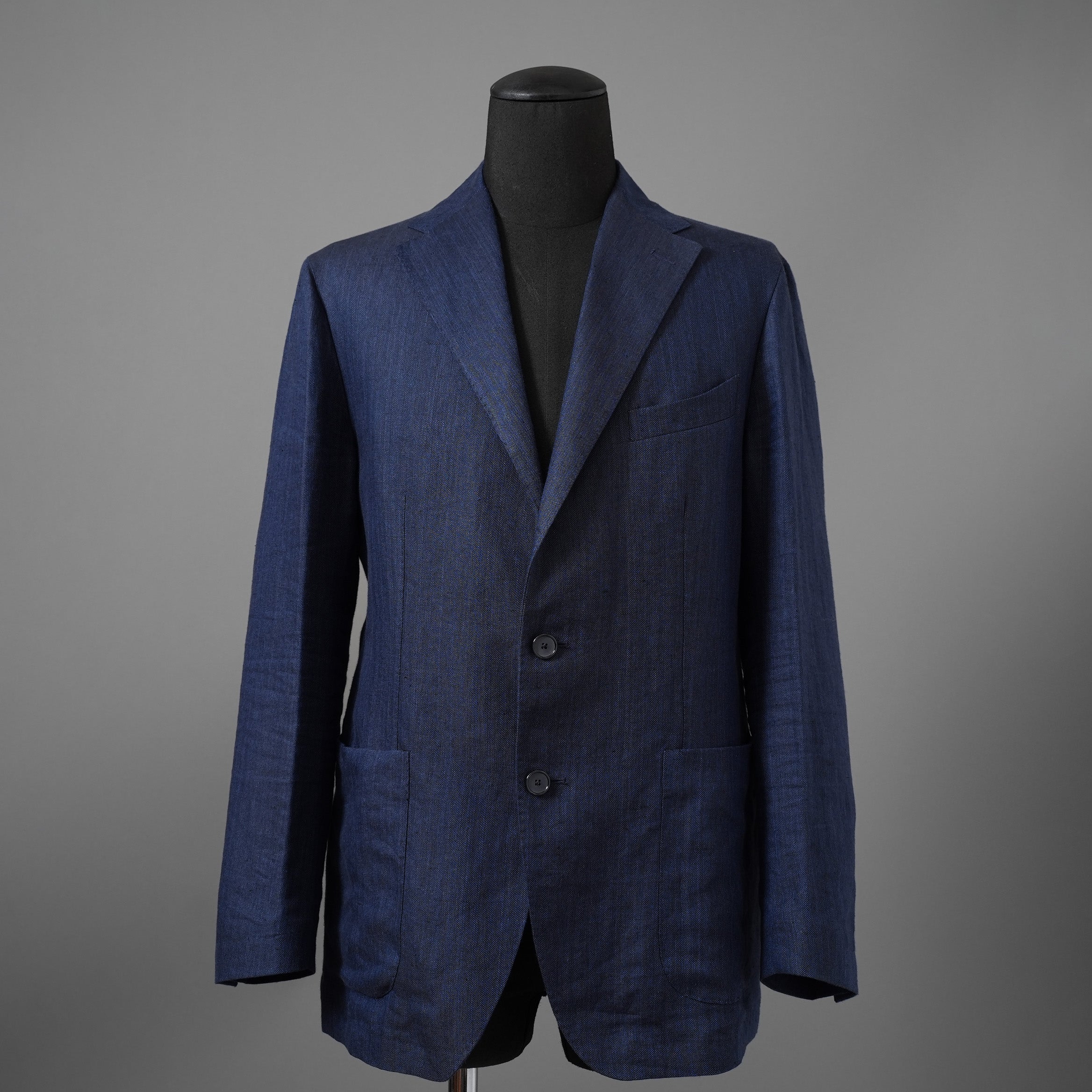 TAGLIATORE タリアトーレ / 美品 リネン ダカール 2B ジャケット / G-DAKAR22K / size 50 (NAVY)