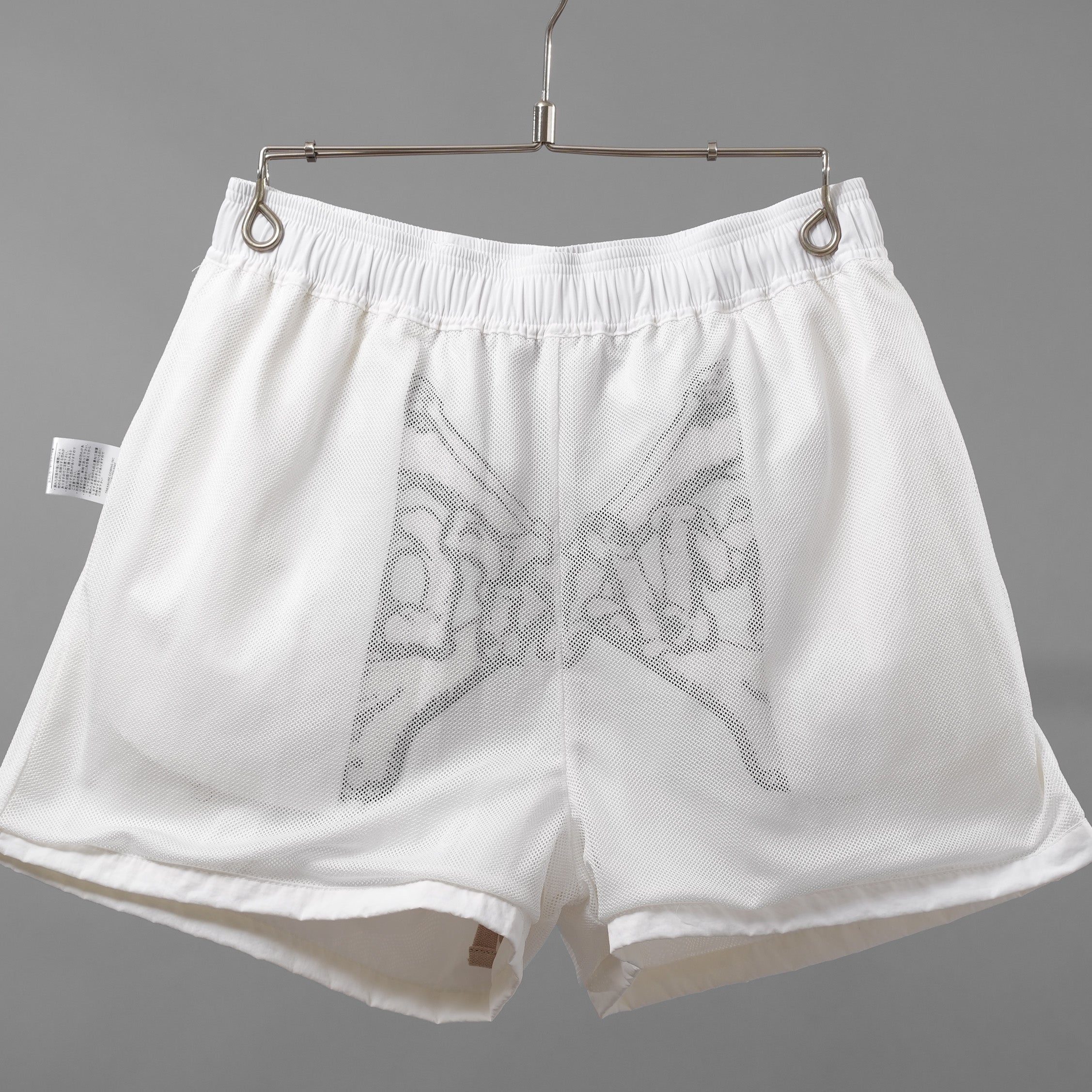 MAYO メイヨー× ROYAL FLASH / 美品 25SS 太田忍コラボ 別注ゲームショーツ Bones Embroidery Shorts パンツ / 25RMY-NYPT000 / size M (WHITE)