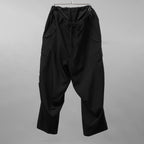 Y's for men ワイズフォーメン / 美品 24AW GABARDINE SIDE TRIPLE STITCH CARGO PANTS シワギャバ 脇3本ステッチ カーゴパンツ / MO-P32-100 / size 3 (BLACK)
