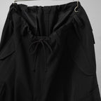 Y's for men ワイズフォーメン / 美品 24AW GABARDINE SIDE TRIPLE STITCH CARGO PANTS シワギャバ 脇3本ステッチ カーゴパンツ / MO-P32-100 / size 3 (BLACK)
