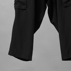 Y's for men ワイズフォーメン / 美品 24AW GABARDINE SIDE TRIPLE STITCH CARGO PANTS シワギャバ 脇3本ステッチ カーゴパンツ / MO-P32-100 / size 3 (BLACK)