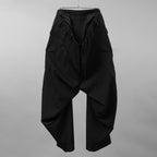 Y's for men ワイズフォーメン / 美品 24AW GABARDINE SIDE TRIPLE STITCH CARGO PANTS シワギャバ 脇3本ステッチ カーゴパンツ / MO-P32-100 / size 3 (BLACK)