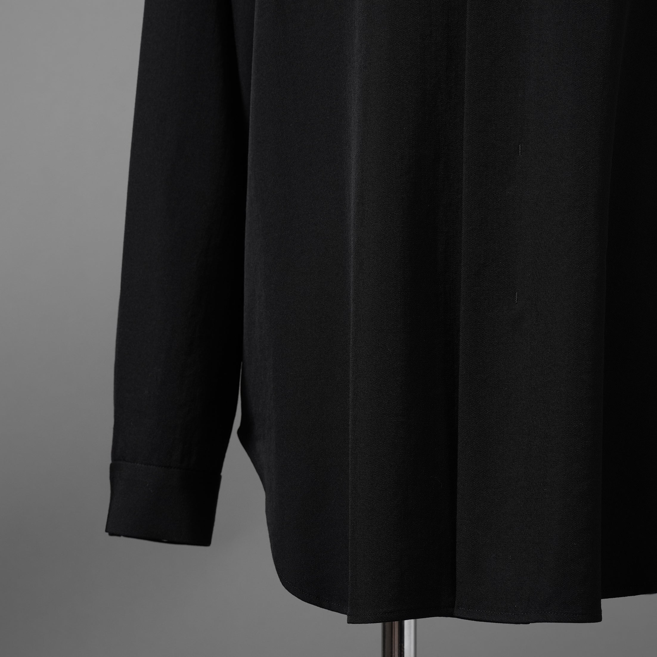 FORME D'EXPRESSION フォルメ デ エクスプレッション / 美品 Wool Minimal Outer Shirt  / 長袖シャツ / size S (BLACK)