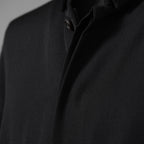 FORME D'EXPRESSION フォルメ デ エクスプレッション / 美品 Wool Minimal Outer Shirt  / 長袖シャツ / size S (BLACK)