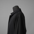 FORME D'EXPRESSION フォルメ デ エクスプレッション / 美品 Wool Minimal Outer Shirt  / 長袖シャツ / size S (BLACK)