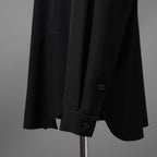FORME D'EXPRESSION フォルメ デ エクスプレッション / 美品 Wool Minimal Outer Shirt  / 長袖シャツ / size S (BLACK)