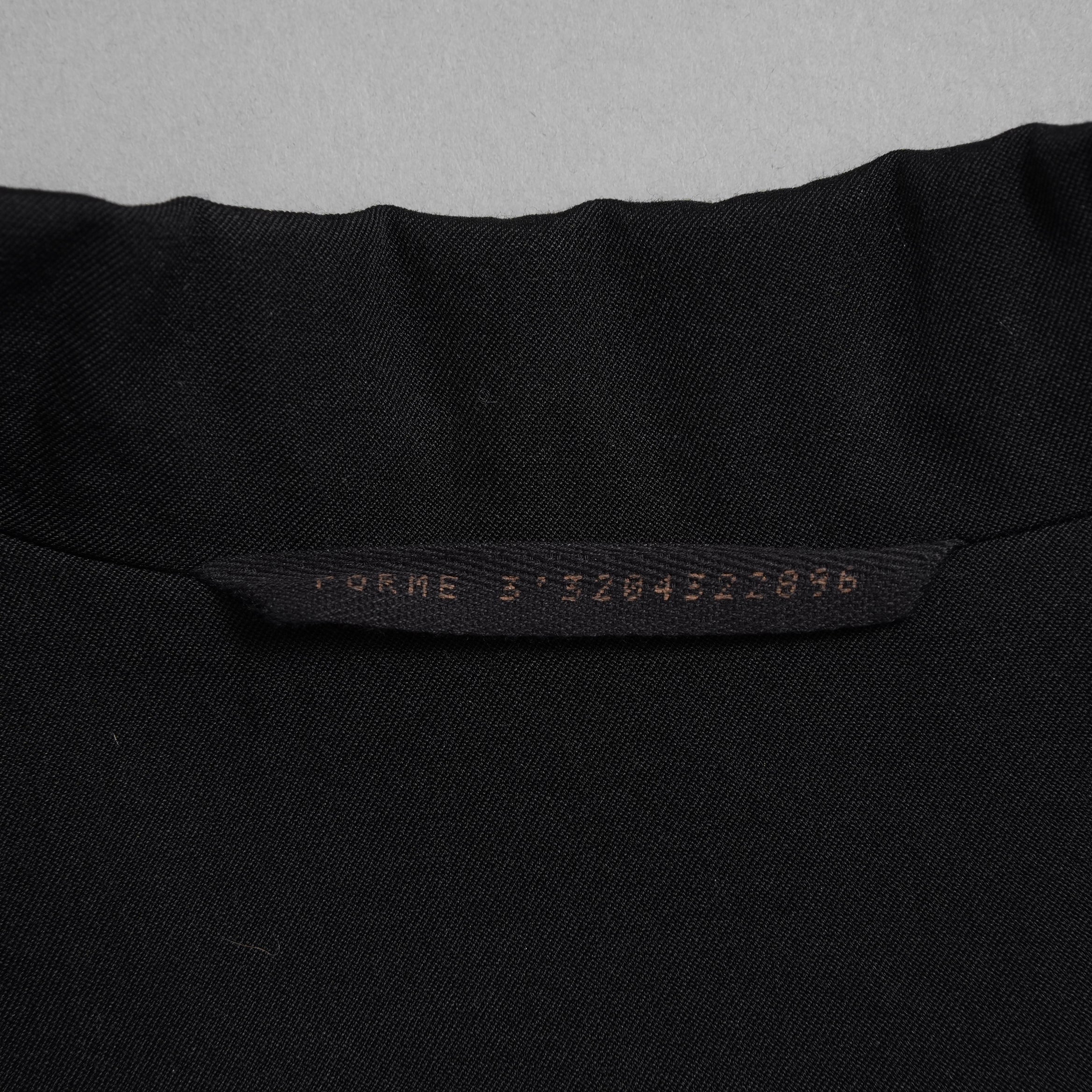 FORME D'EXPRESSION フォルメ デ エクスプレッション / 美品 Wool Minimal Outer Shirt  / 長袖シャツ / size S (BLACK)