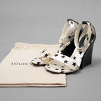 LOUIS VUITTON ルイヴィトン / 22SS スタープリント ステラー・ライン サンダル シューズ / SW0262 / size 36 (23cm) WHITE レディース