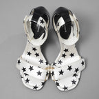 LOUIS VUITTON ルイヴィトン / 22SS スタープリント ステラー・ライン サンダル シューズ / SW0262 / size 36 (23cm) WHITE レディース