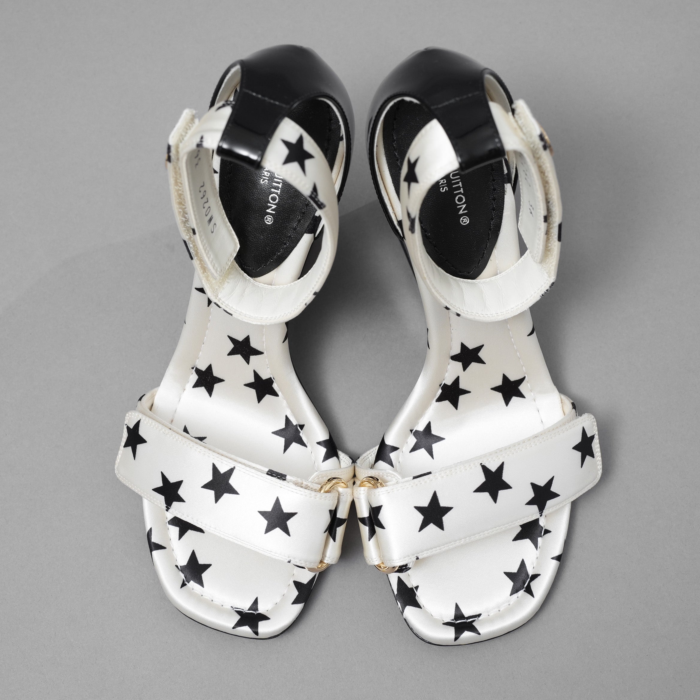 LOUIS VUITTON ルイヴィトン / 22SS スタープリント ステラー・ライン サンダル シューズ / SW0262 / size 36 (23cm) WHITE レディース
