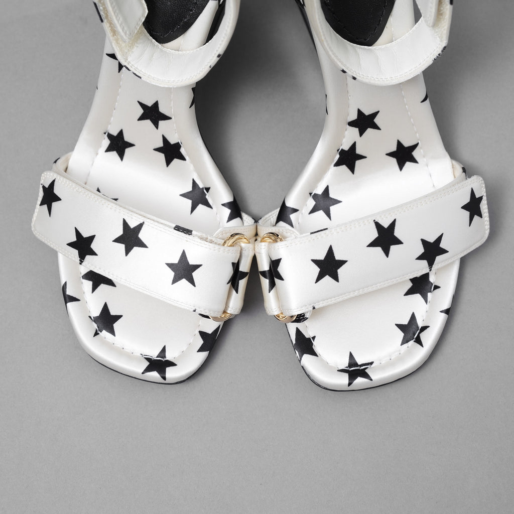 LOUIS VUITTON ルイヴィトン / 22SS スタープリント ステラー・ライン サンダル シューズ / SW0262 / size 36 (23cm) WHITE レディース
