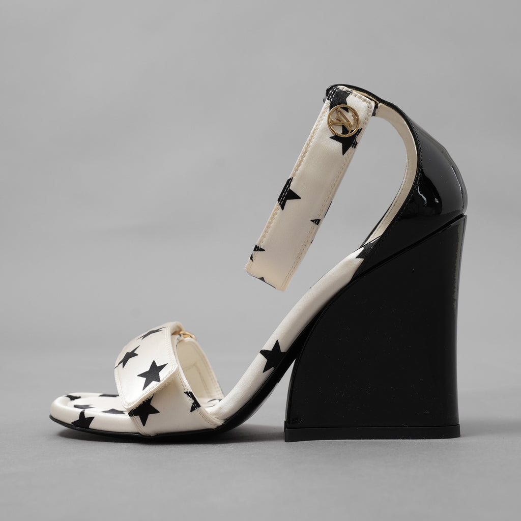 LOUIS VUITTON ルイヴィトン / 22SS スタープリント ステラー・ライン サンダル シューズ / SW0262 / size 36 (23cm) WHITE レディース