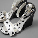 LOUIS VUITTON ルイヴィトン / 22SS スタープリント ステラー・ライン サンダル シューズ / SW0262 / size 36 (23cm) WHITE レディース